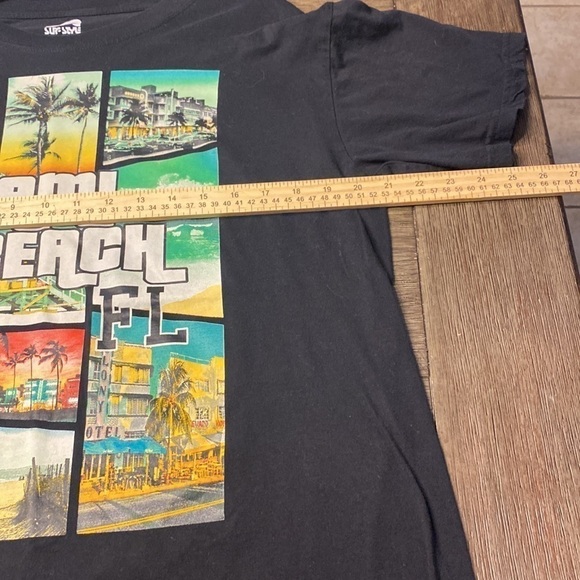 Surf Style Mens L Miami Beach Shirt style print - Picture 5 of 7